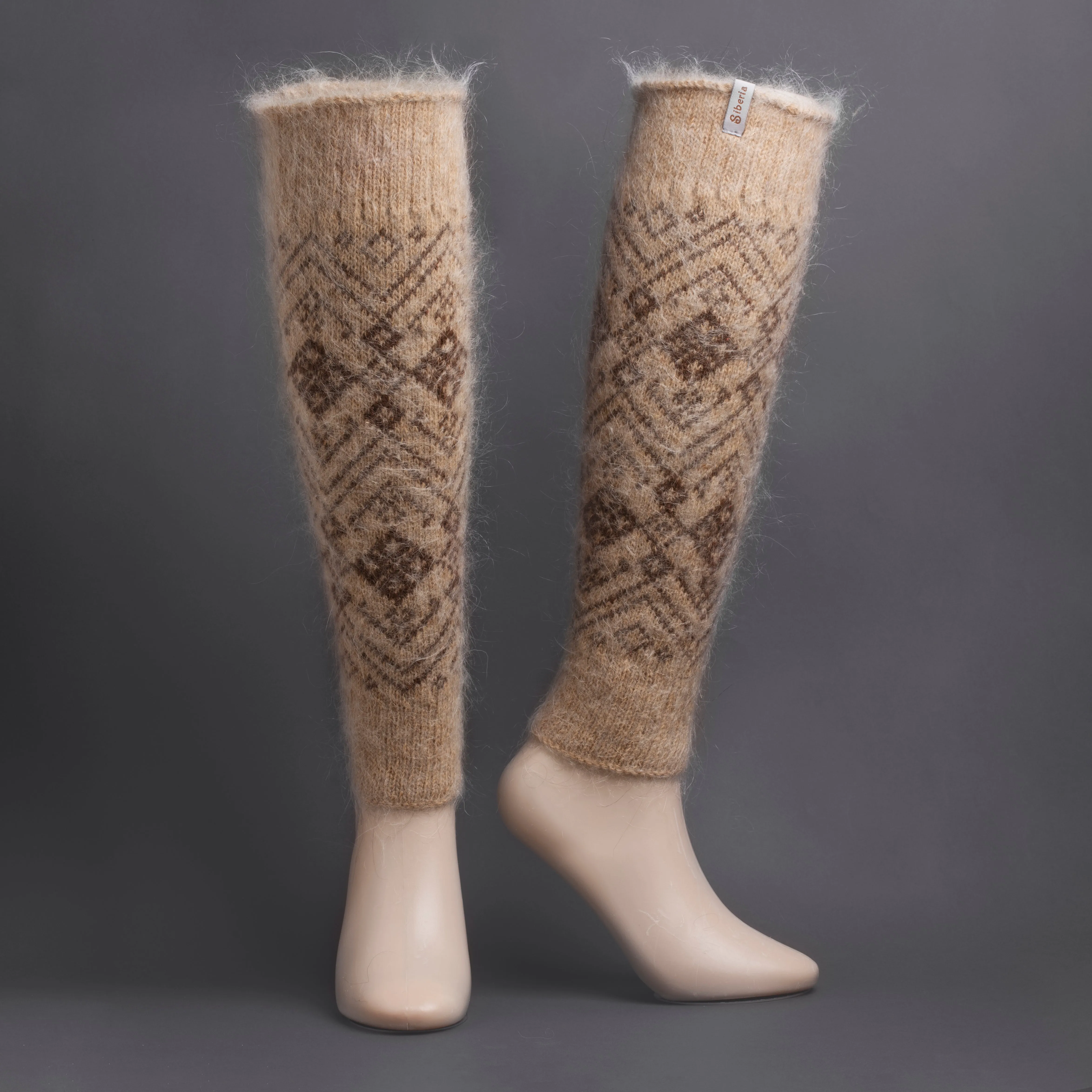 Women's Nordic Nest Goat Wool Leg Warmers