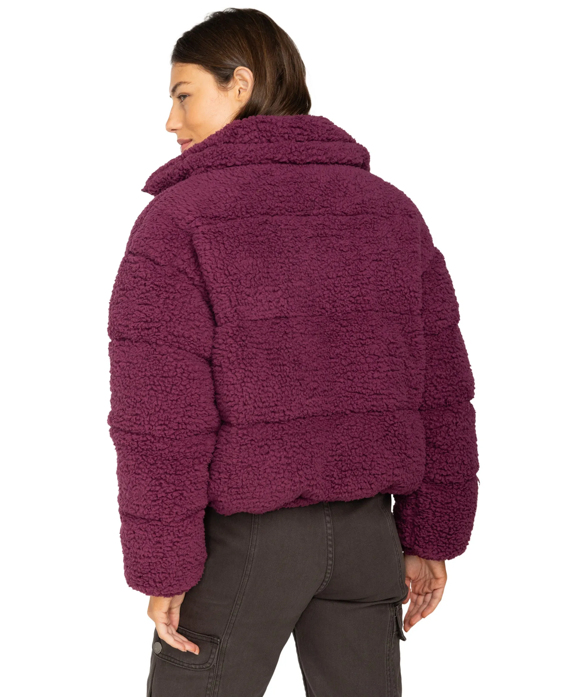 WOMEN'S SHERPA PUFFER JACKET