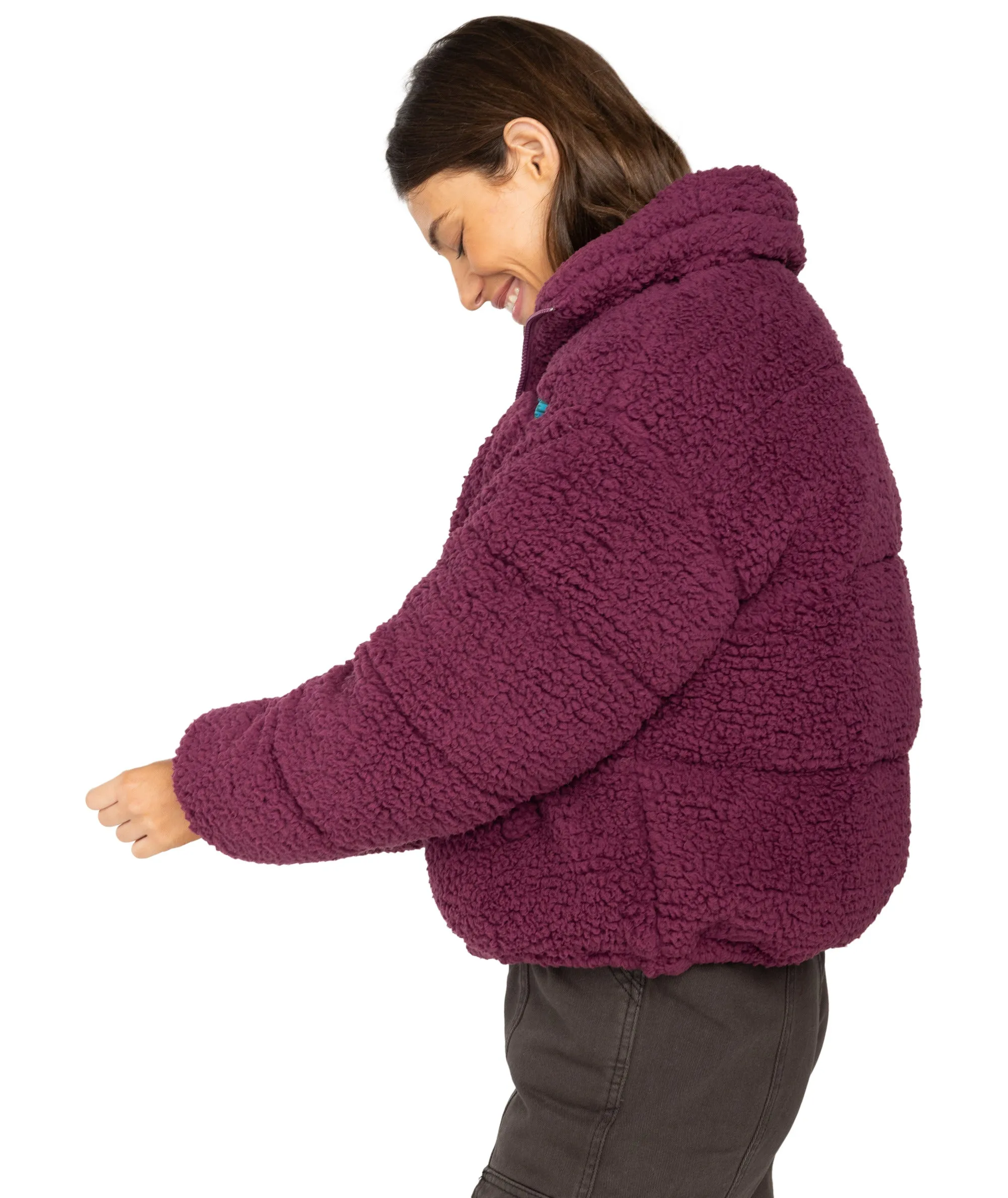 WOMEN'S SHERPA PUFFER JACKET