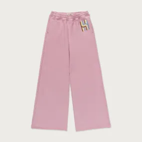 Womens Wide Leg Sweat Pant - Pink