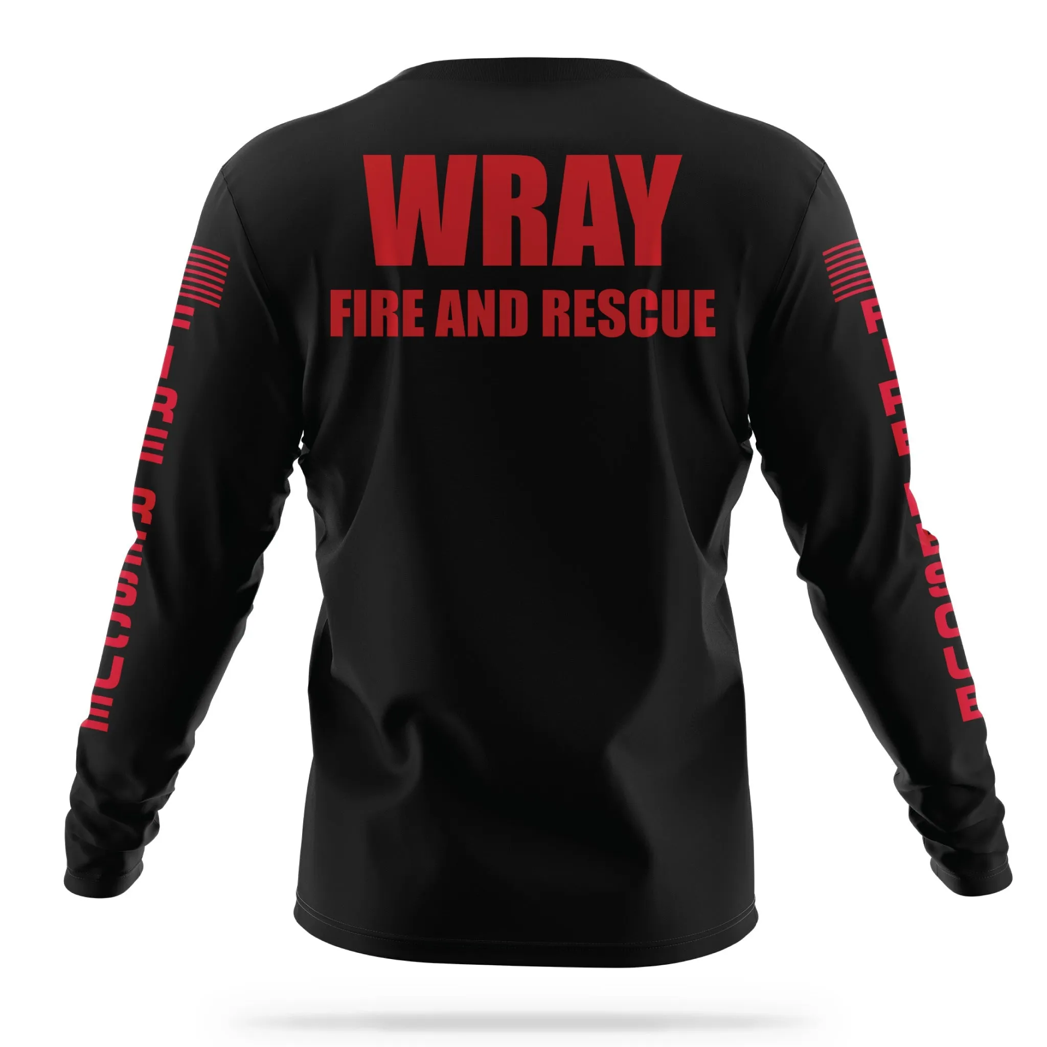 [WRAY FIRE & RESCUE] Utility Long Sleeve [BLK/RED]