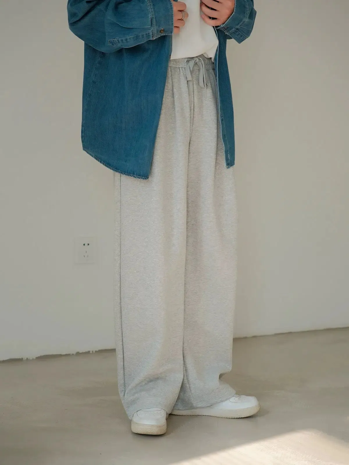 Zhou Casual Stretchy Drawtring Sweatpants